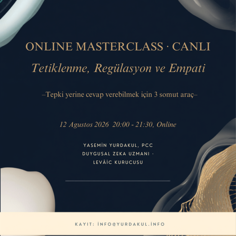 Duygusal Zeka Masterclass — Tetiklenme, Regülasyon ve Empati (Canlı Online Eğitim)